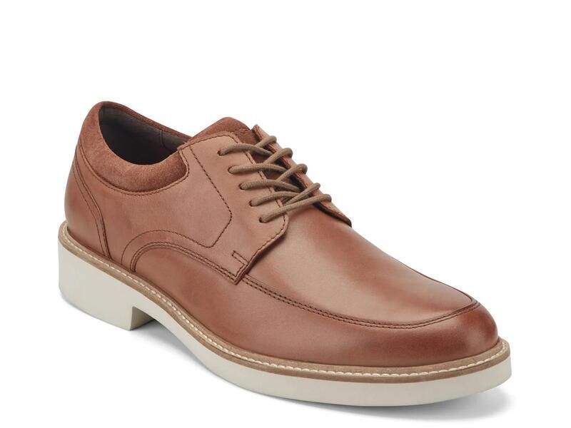 ロックポート メンズ シューズ オックスフォード RockportMacnab Oxford Natural Beige Leather ベージュ