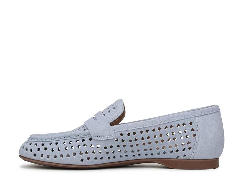 ナチュライザー レディース シューズ スリッポン・ローファー NaturalizerBloom Loafer Light Blue Suede ブルー