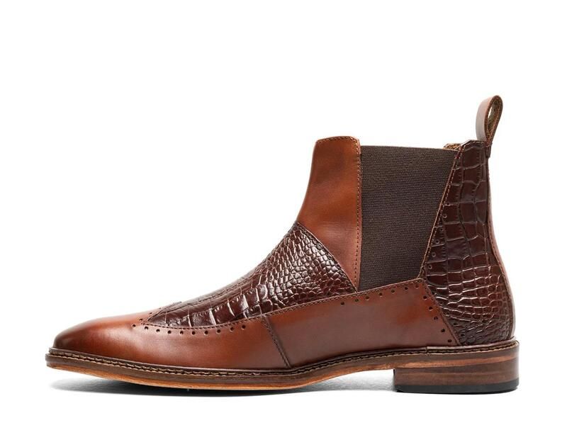 ステイシーアダムス メンズ シューズ ブーツ・レインブーツ チェルシーブーツ チェルシー Stacy AdamsGarza Chelsea Boot Cognac