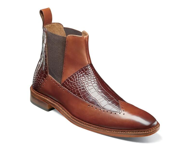 ステイシーアダムス メンズ シューズ ブーツ・レインブーツ チェルシーブーツ チェルシー Stacy AdamsGarza Chelsea Boot Cognac