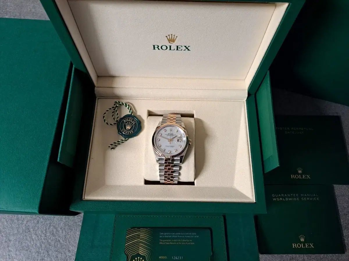 ROLEX デイトジャスト36 126231 10P 26年 韓国国内 新品