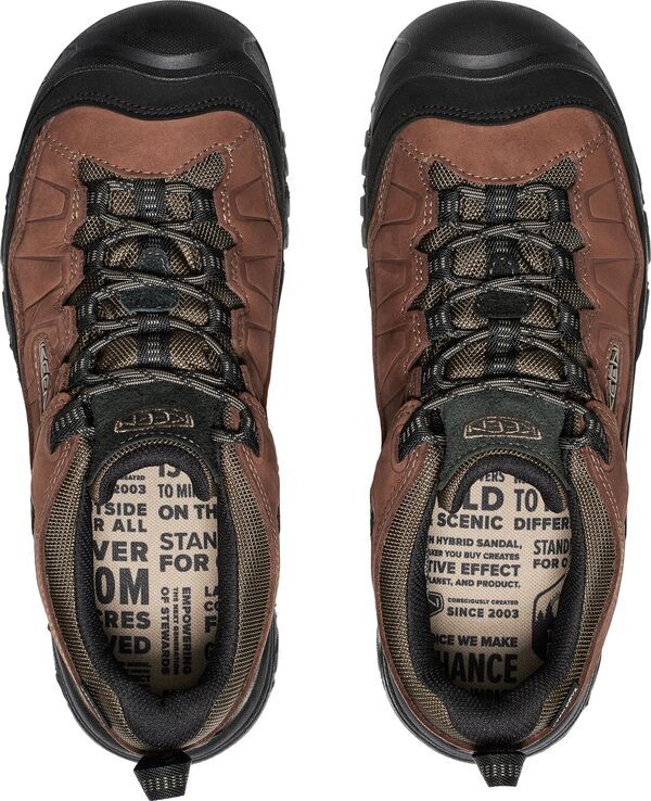 キーン メンズ シューズ スニーカー KEEN Mens Targhee IV Waterproof Hiking Shoes BisonBlack ブラック キーン メンズ シューズ スニーカー KEEN Mens Targhee IV Waterproof Hiking Shoes BisonBlack ブラック