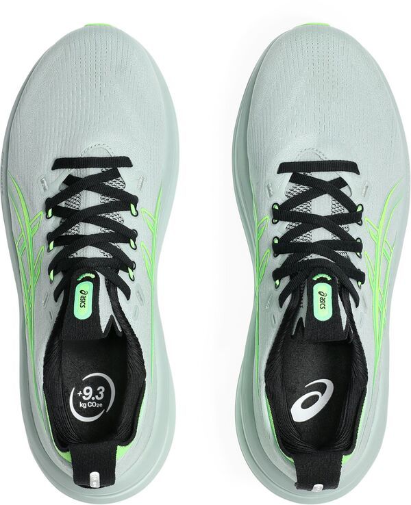アシックス メンズ シューズ スニーカー ASICS Mens GELNIMBUS 28 Running Shoes Cold MossIlluminate Green グリーン