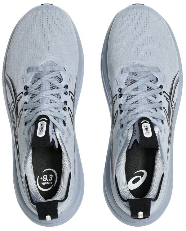 アシックス メンズ シューズ スニーカー ASICS Mens GELNIMBUS 28 Running Shoes Grey BlueBlack ブラック