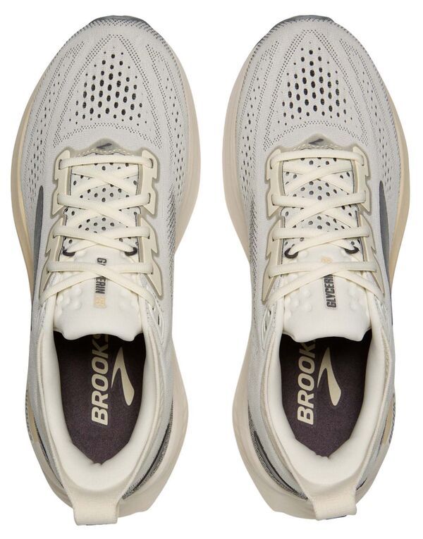 ブルックス メンズ シューズ スニーカー Brooks Mens Glycerin 23 Running Shoes CoconutBleached SandGrey グレー