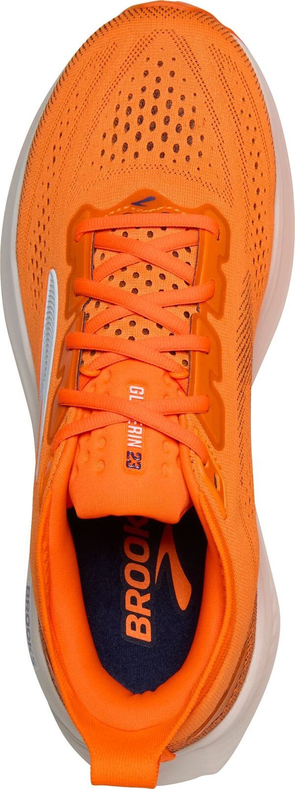 ブルックス メンズ シューズ スニーカー Brooks Mens Glycerin 23 Running Shoeshocking OrangeBlueWhite ホワイト