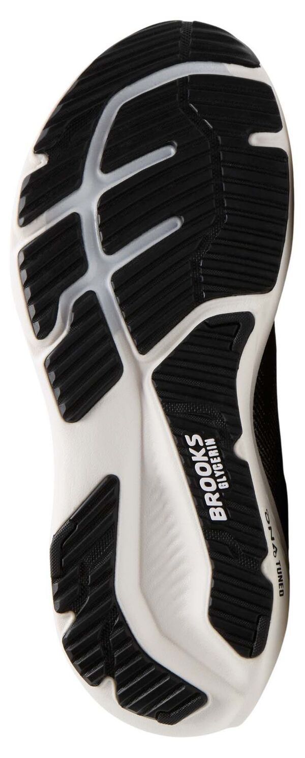 ブルックス メンズ シューズ スニーカー Brooks Mens Glycerin 23 Running Shoes BlackGreyWhite ホワイト