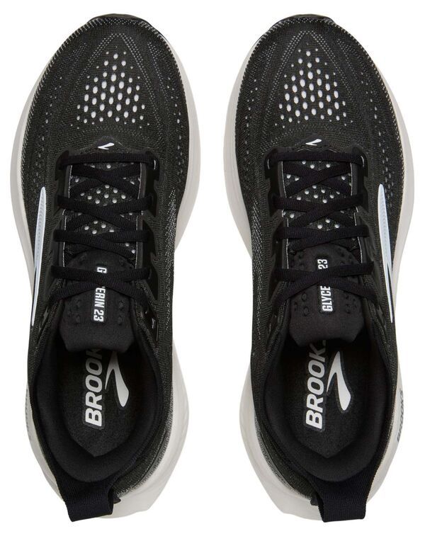 ブルックス メンズ シューズ スニーカー Brooks Mens Glycerin 23 Running Shoes BlackGreyWhite ホワイト