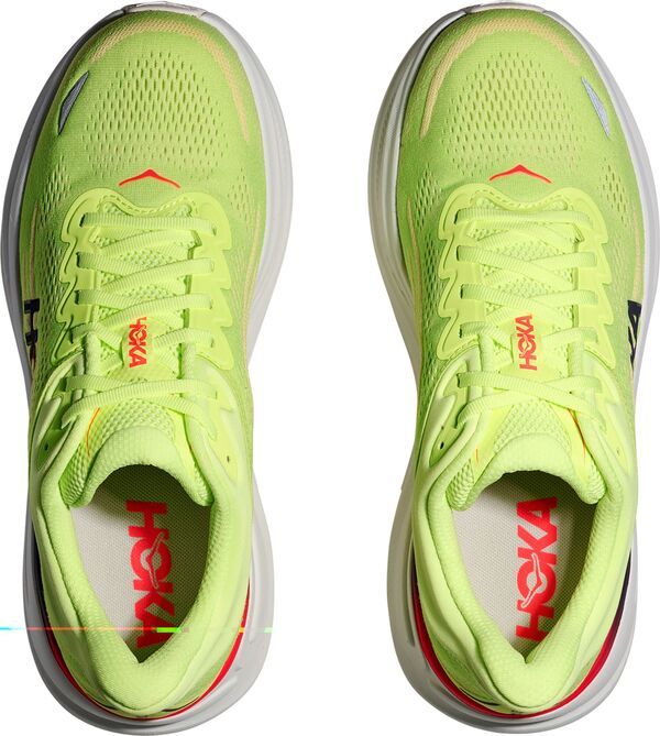 ホカオネオネ メンズ シューズ スニーカー HOKA Mens Bondi 9 Running Shoes Neon YuzuSunlight