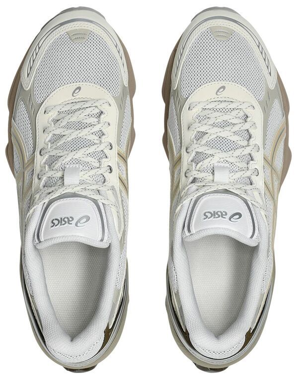 アシックス メンズ シューズ スニーカー ASICS Mens GELKINETIC FLUENT Running Shoes WhiteTan ホワイト