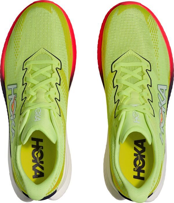 ホカオネオネ メンズ シューズ スニーカー HOKA Mens Mach X 3 Running Shoes Neon YuzuSquid Ink