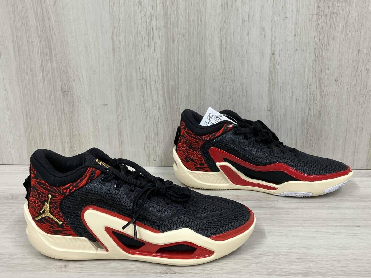 NIKE ナイキ ジョーダン TATUM 1 PF スニーカー 28.5cm ブラック×レッド DX6734－001