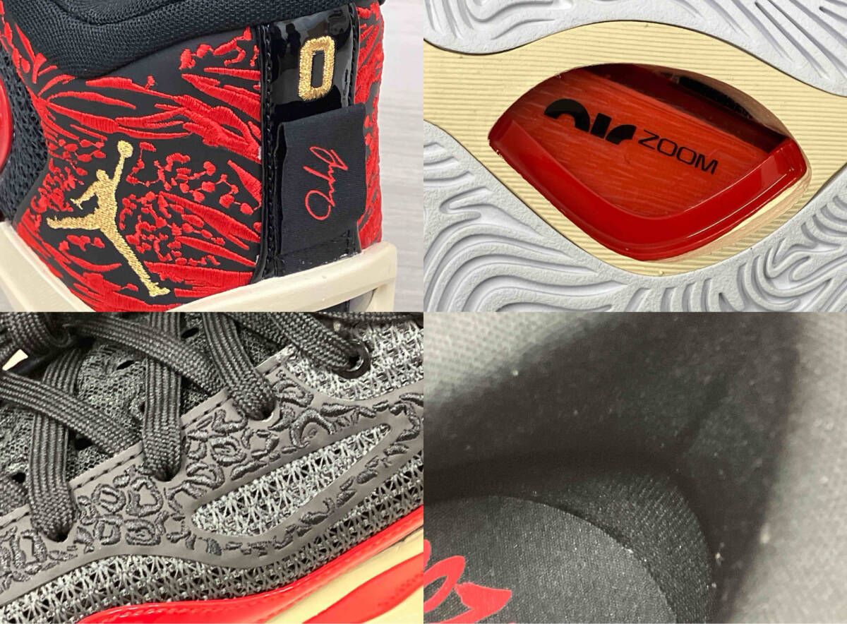 NIKE ナイキ ジョーダン TATUM 1 PF スニーカー 28.5cm ブラック×レッド DX6734－001