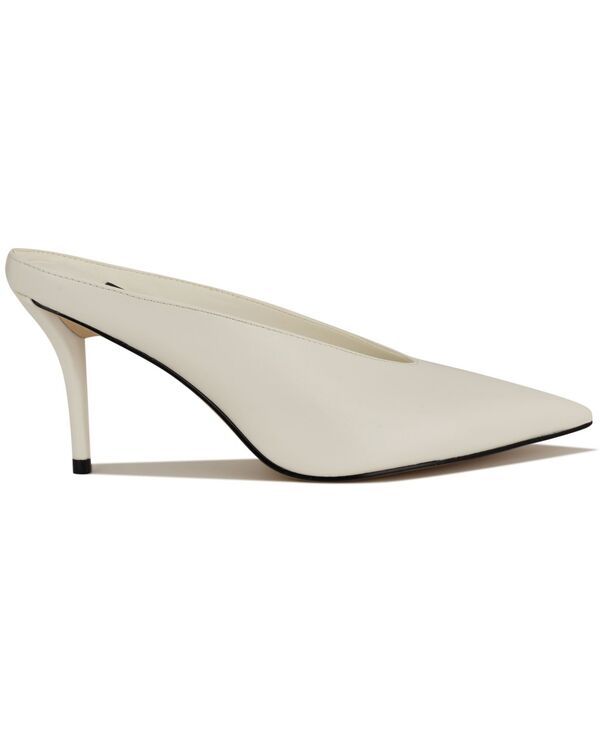 ナインウェスト レディース シューズ スリッポン・ローファー Nine West Womens Verra SlipOn Stiletto Mule Pumps White ホワイト