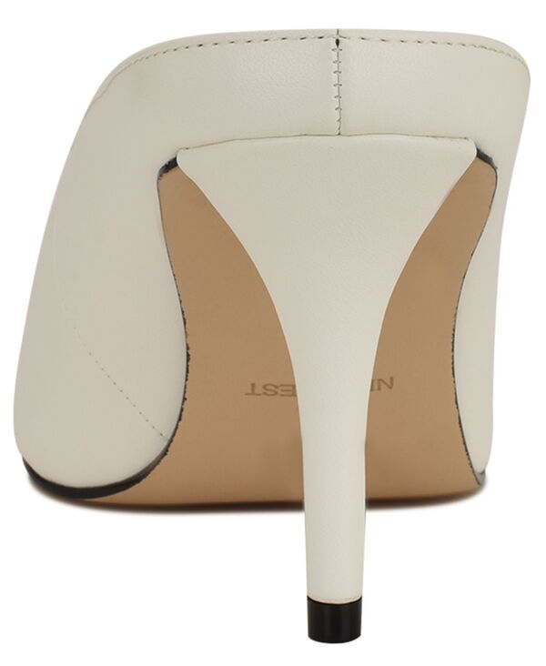 ナインウェスト レディース シューズ スリッポン・ローファー Nine West Womens Verra SlipOn Stiletto Mule Pumps White ホワイト