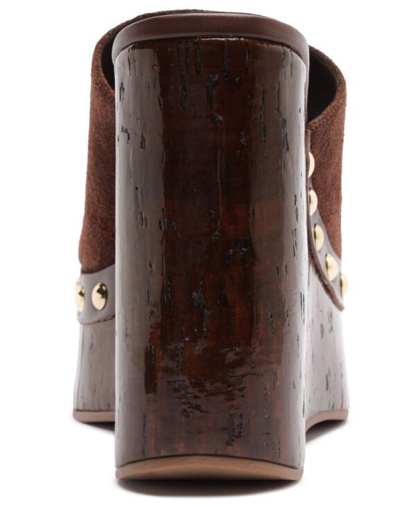 シュッツ レディース シューズ スリッポン・ローファー サンダル Schutz Womens Dalle StudslipOn Wedge Sandals Root Brown ブラウン シュッツ レディース シューズ スリッポン・ローファー サンダル Schutz Womens Dalle StudslipOn Wedge Sandals Root Brown ブラウン