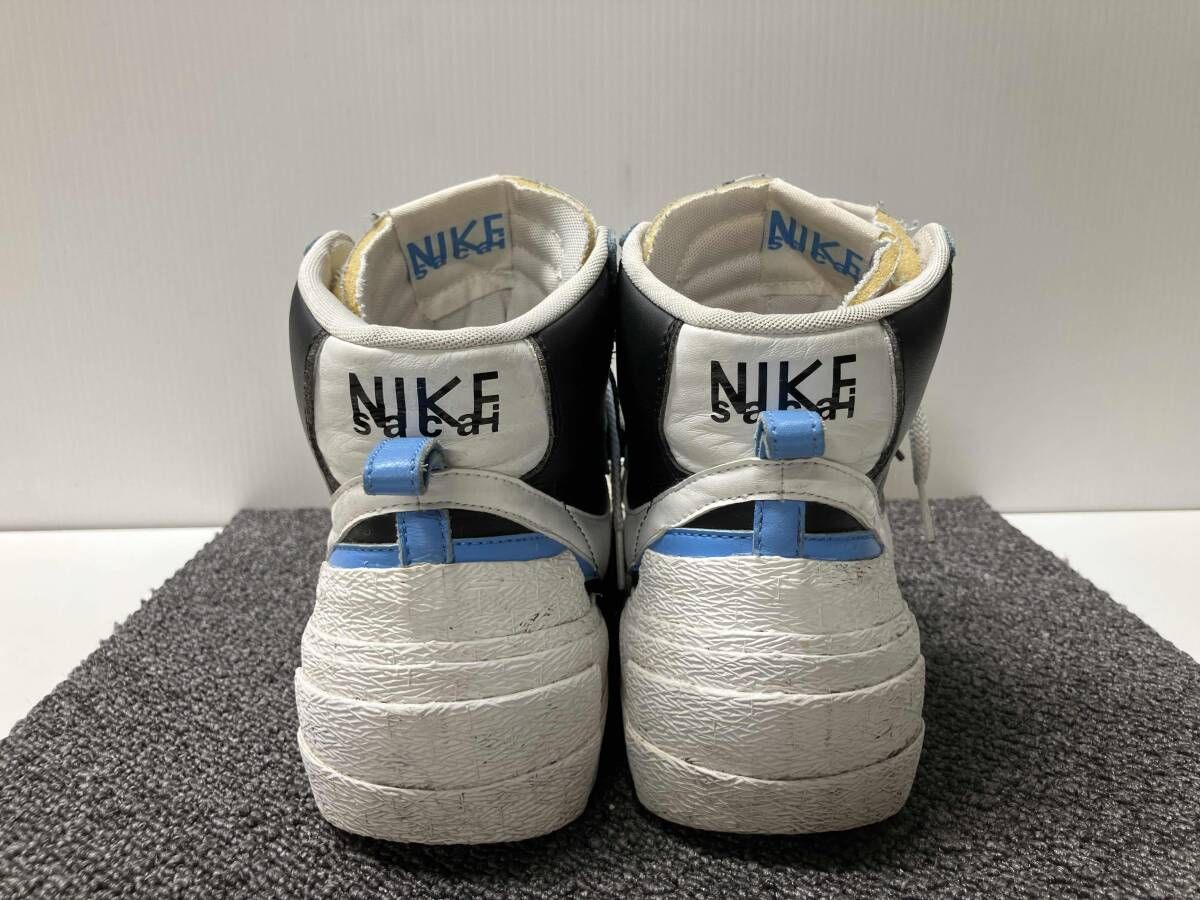NIKE ナイキ BV0072-001 サイズ28cm BLAZER MID/SACAI ブレザーミッドサカイ ブルー×ブルー ハイカットスニーカー