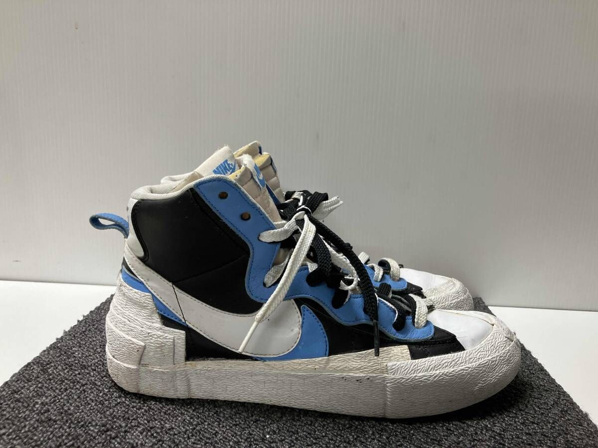 NIKE ナイキ BV0072-001 サイズ28cm BLAZER MID/SACAI ブレザーミッドサカイ ブルー×ブルー ハイカットスニーカー