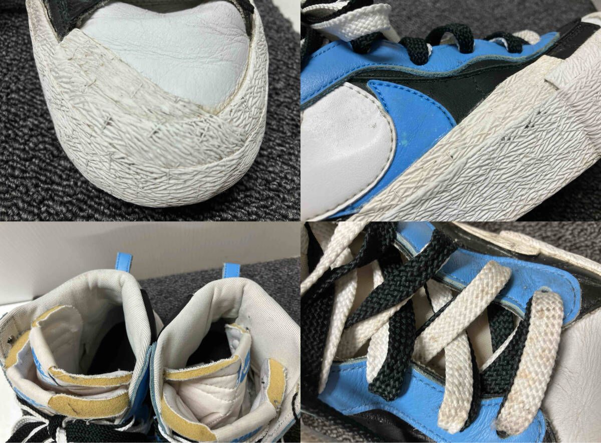 NIKE ナイキ BV0072-001 サイズ28cm BLAZER MID/SACAI ブレザーミッドサカイ ブルー×ブルー ハイカットスニーカー
