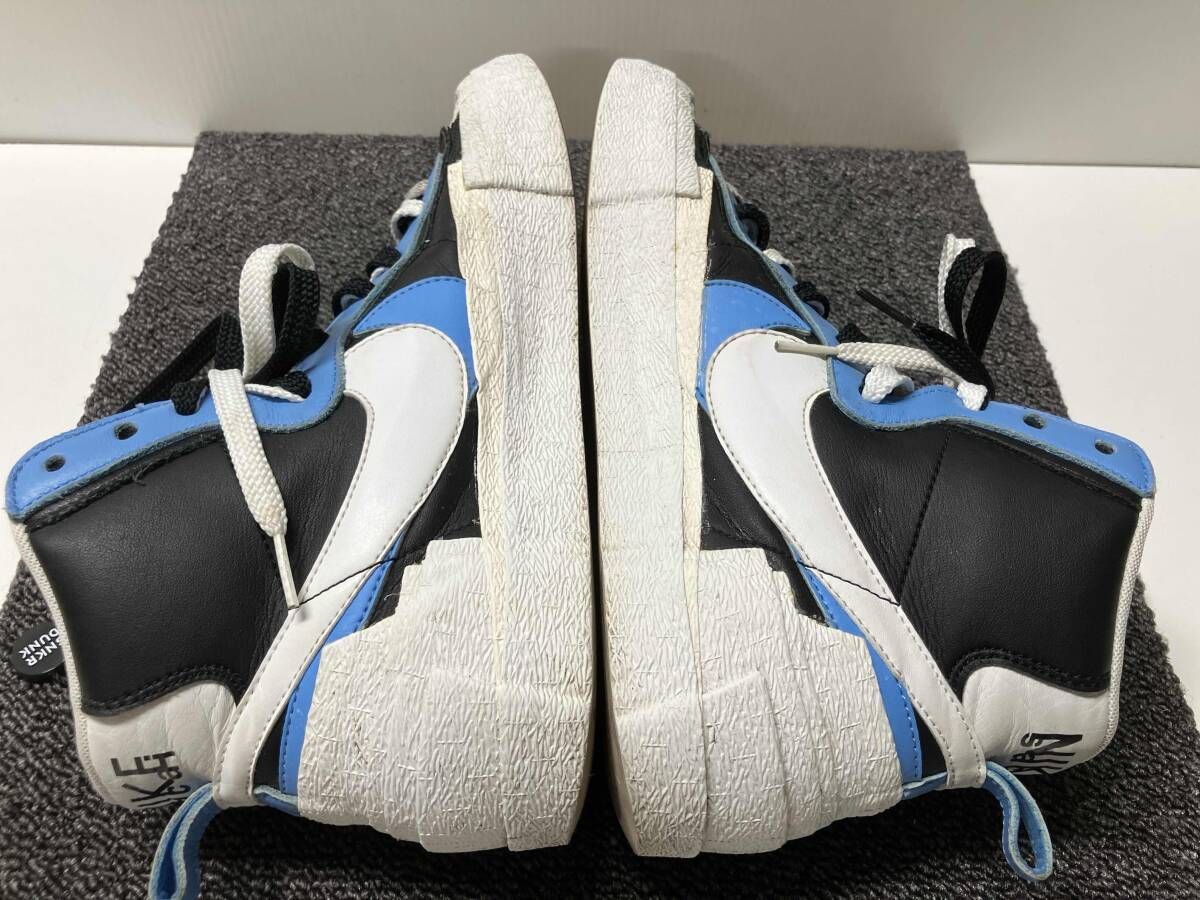 NIKE ナイキ BV0072-001 サイズ28cm BLAZER MID/SACAI ブレザーミッドサカイ ブルー×ブルー ハイカットスニーカー