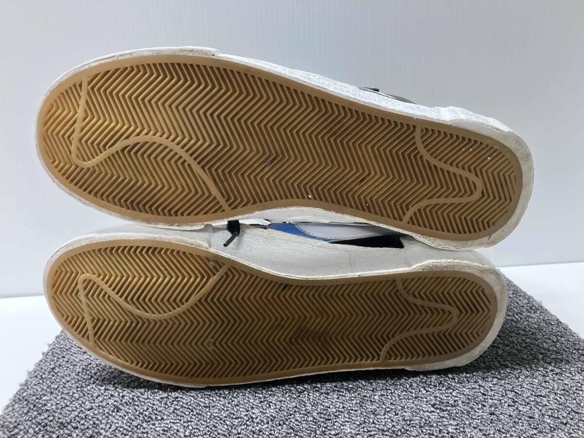 NIKE ナイキ BV0072-001 サイズ28cm BLAZER MID/SACAI ブレザーミッドサカイ ブルー×ブルー ハイカットスニーカー