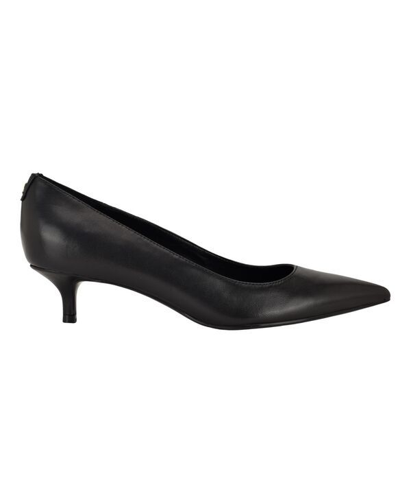 カルバンクライン レディース シューズ スリッポン・ローファー ヒール Calvin Klein Womens Roxanna SlipOn Kitten Heel Pumps Black Leath