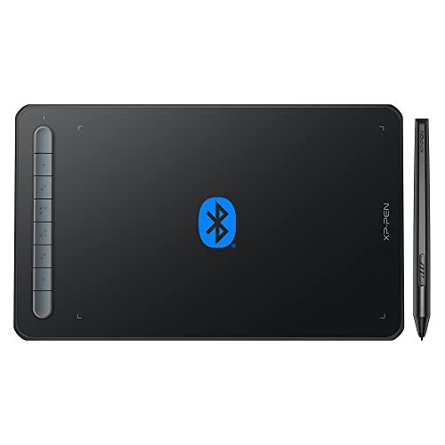 XPPen ペンタブ Bluetooth ワイヤレス接続 8x5インチ X3ペン 傾き検知 ペンタブレット 板タブ スマホ対応 イラスト テレワーク お絵描ソフト付 iPhoneのibisPaint Android Windows Mac Chromeboｍａ