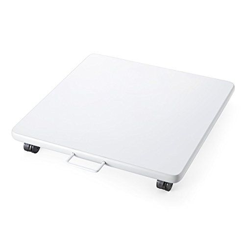 サンワダイレクト プリンター台 キャスター付 W50×D50? インクジェット/レーザープリンター対応 ホワイト 100-LPS007Wｍａ