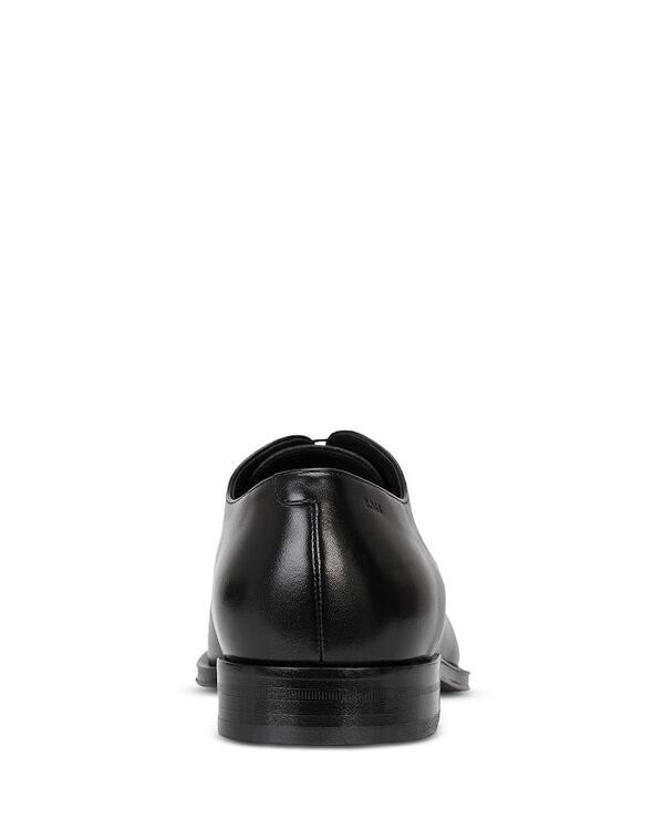 ボス メンズ シューズ オックスフォード ダービー キャップ BOSS Derrek Cap Toe Derby Shoes Black ブラック