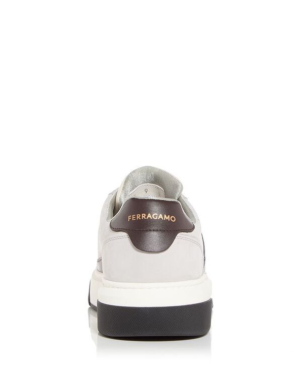 フェラガモ メンズ シューズ スニーカー Ferragamo Mens Cassina Low Top Sneakers Bianco 511 フェラガモ メンズ シューズ スニーカー Ferragamo Mens Cassina Low Top Sneakers Bianco 511