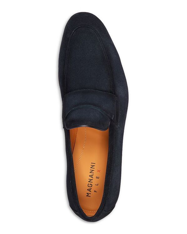 マグナーニ レディース シューズ スリッポン・ローファー Magnanni Mens Heros Apron Toe Loafers Exclusive Navy ネイビー マグナーニ レディース シューズ スリッポン・ローファー Magnanni Mens Heros Apron Toe Loafers Exclusive Navy ネイビー