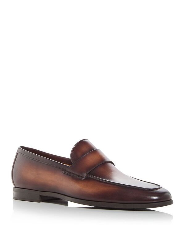マグナーニ レディース シューズ スリッポン・ローファー Magnanni Mens Heros Apron Toe Loafers Exclusive Brown ブラウン