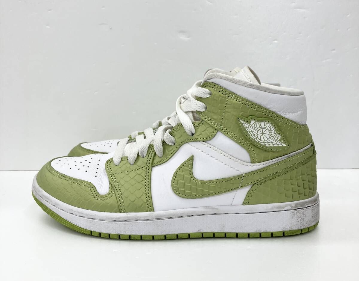 NIKE ナイキ AIR JORDAN 1 MID SE エアジョーダン 1 ミッド DV2959-113 スニーカー 25 ライトグリーン 通年