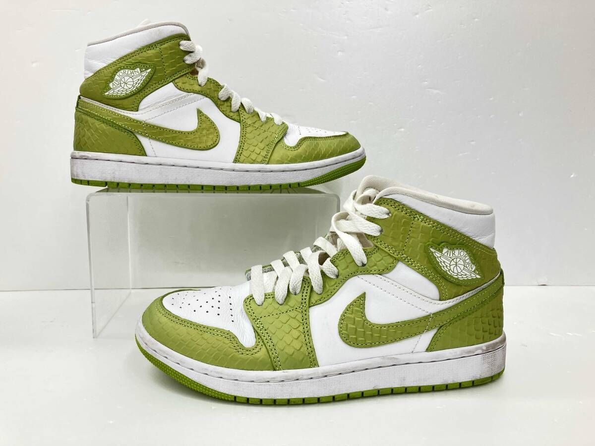 NIKE ナイキ AIR JORDAN 1 MID SE エアジョーダン 1 ミッド DV2959-113 スニーカー 25 ライトグリーン 通年