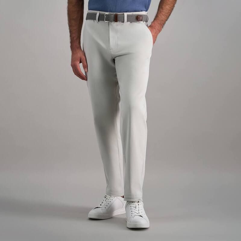 ハガー レディース ボトムス カジュアルパンツ Mens Haggar Sportravel Performance Straight Fit Flat Front Pantstone ストーン