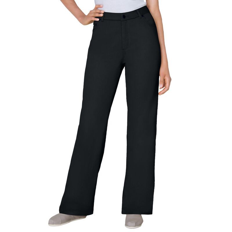 ウーマン ウィズイン レディース ボトムス デニムパンツ プラスサイズ プチ コットン ジーンズ Woman Within Plusize Petite Perfect Relaxed AllCott