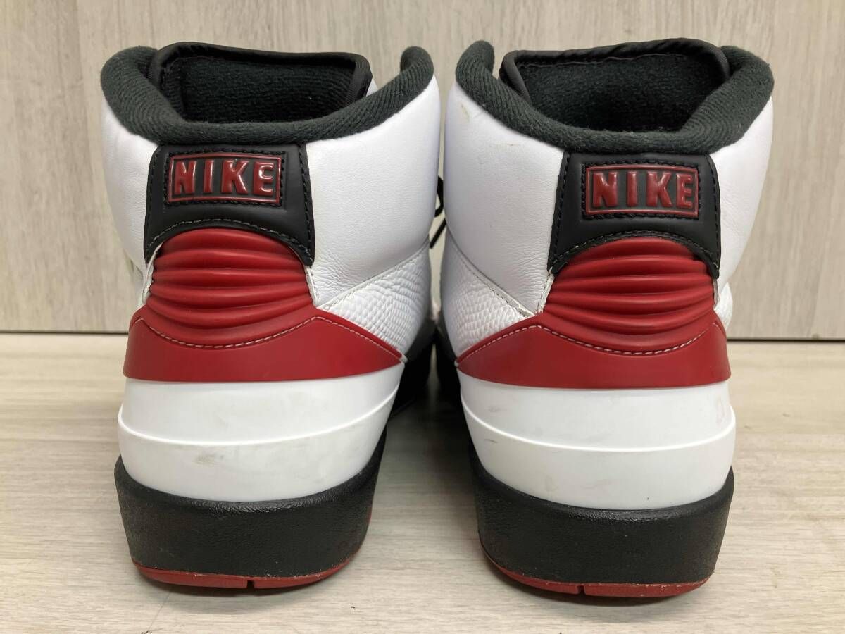 箱付き★ NIKE ナイキ Air Jordan 2 Retro 'Chicago' スニーカー 型番: DX2454-106 サイズ28cm ホワイト・ブラック