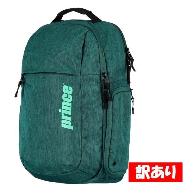 【新品・未使用・変色あり】【ラケット収納可】プリンス(Prince) Essentials エッセンシャルズ バックパック テニスバッグ 6B022654ST グリーン×ミント【F20260616_1】