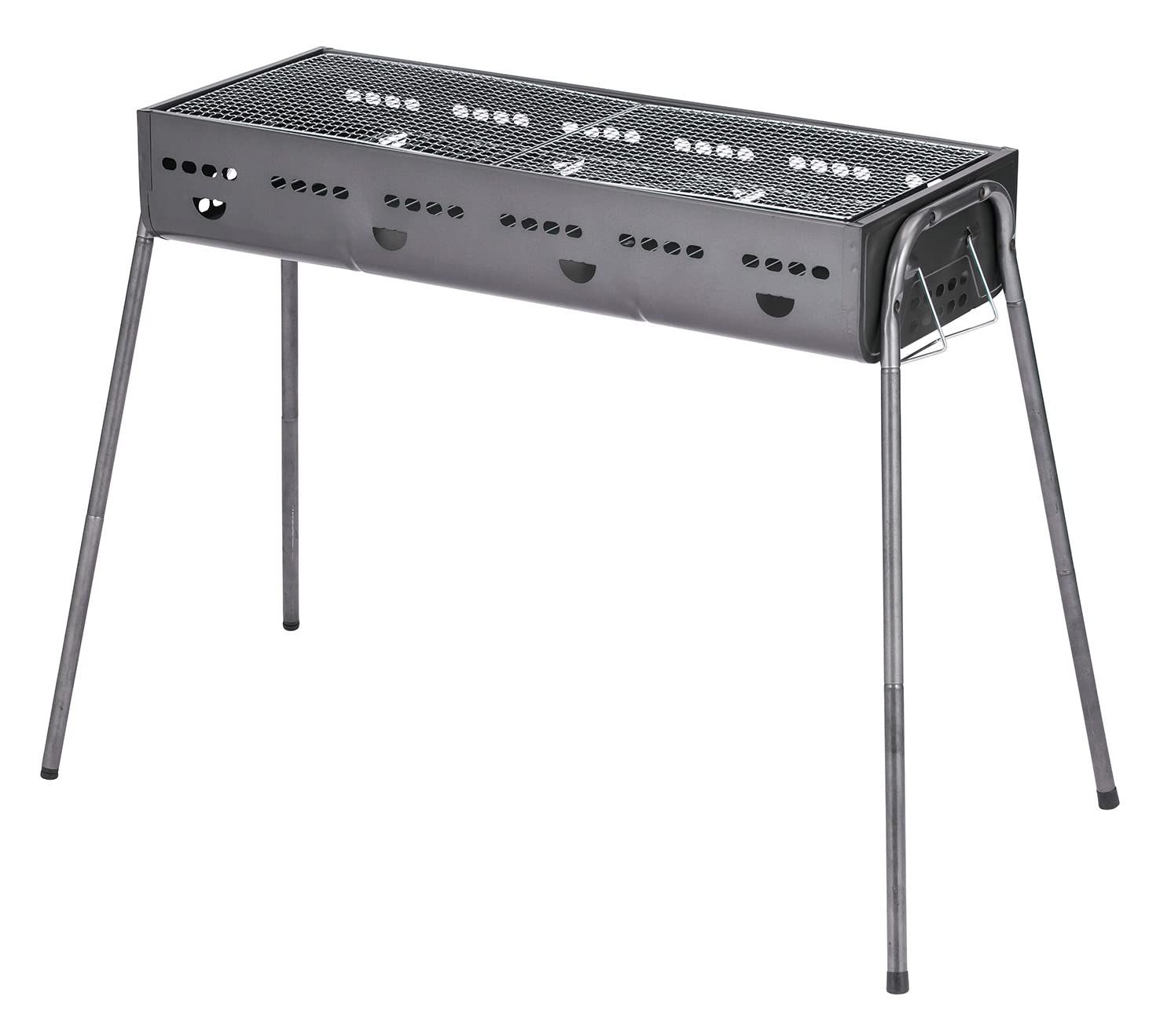 武田コーポレーション コンロ・BBQ・アウトドア グレー 85×32×70cm BBQコンロ L B22L-8532