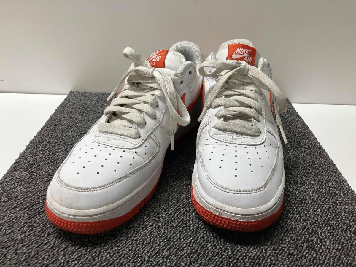 NIKE ナイキ DC2911-101 サイズ26.5cm Air Force 1 Low 07 ホワイト×オレンジ スニーカー