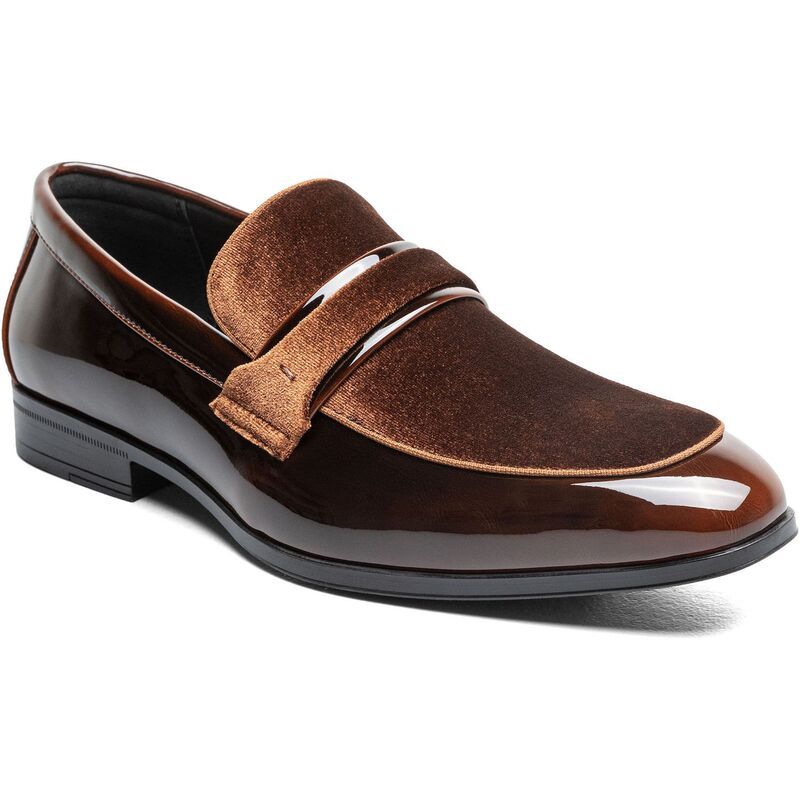 ステイシーアダムス レディース シューズ スリッポン・ローファー Stacy Adamspratley Mens Moc Toe SlipOn Shoes Brown ブラウン