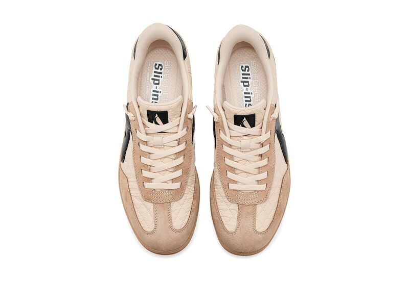 スケッチャーズ レディース シューズ スニーカー SKECHERS Hotshot Soft Luxe Cozy Fit Hands Free Slipins Natural Black ブラック