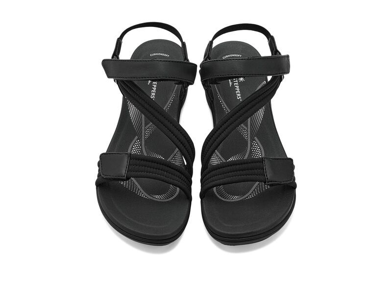 クラークス レディース シューズ サンダル Clarks Breezerae Sun Black Textile ブラック