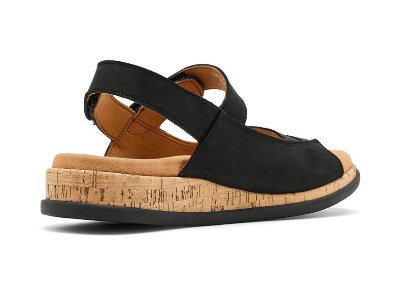 トロッターズ レディース シューズ サンダル ミニ Trotters Gemini Sandals Black Nubuck ブラック