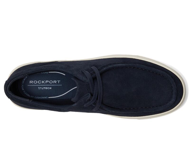 ロックポート メンズ シューズ スニーカー Rockporterell Dark Blue Suede ブルー