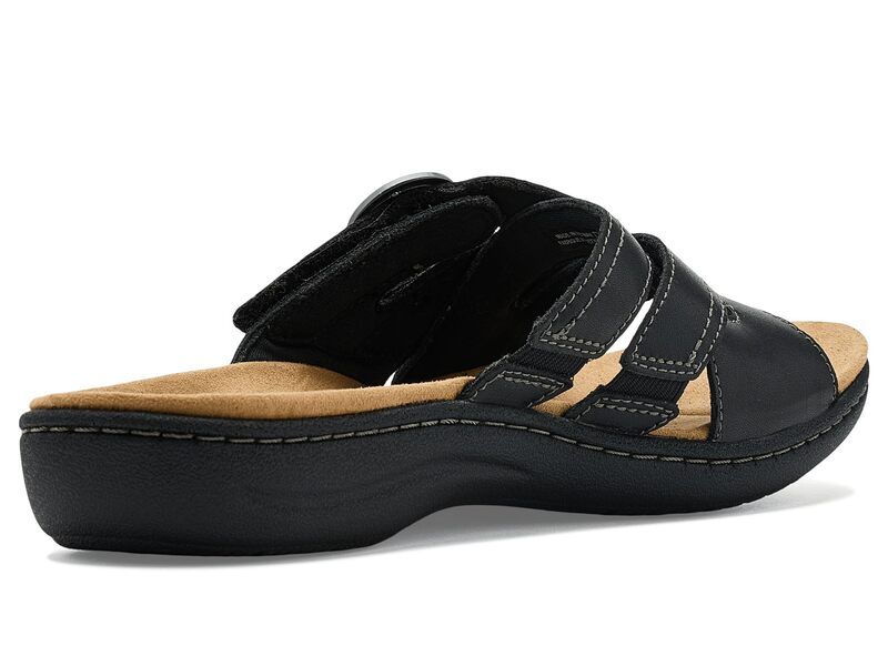 クラークス レディース シューズ サンダル Clarks Laurieann Opal Black Leather ブラック クラークス レディース シューズ サンダル Clarks Laurieann Opal Black Leather ブラック