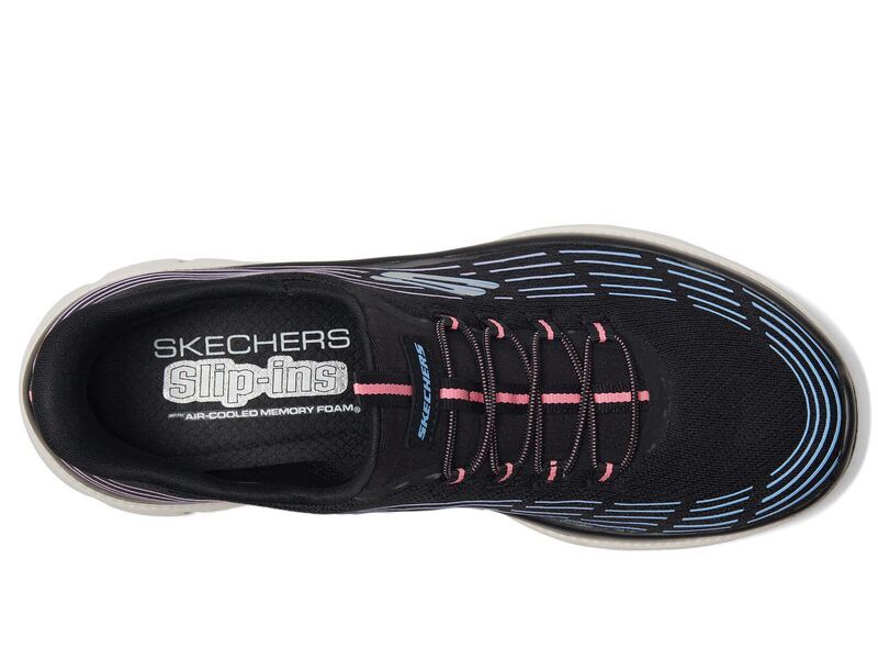 スケッチャーズ レディース シューズ スニーカー プラスサイズ SKECHERSummits Plus Hands Free SlipINS Black Multi ブラック スケッチャーズ レディース シューズ スニーカー プラスサイズ SKECHERSummits Plus Hands Free SlipINS Black Multi ブラック