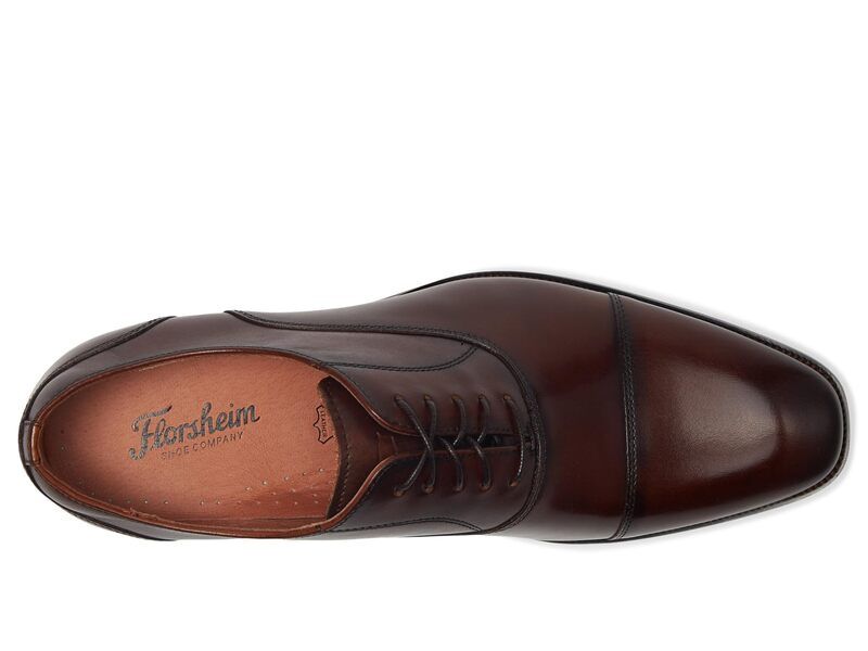 フローシャイム メンズ シューズ オックスフォード キャップ Florsheim Sorrento Lux Cap Toe Balmoral Oxford Brown ブラウン