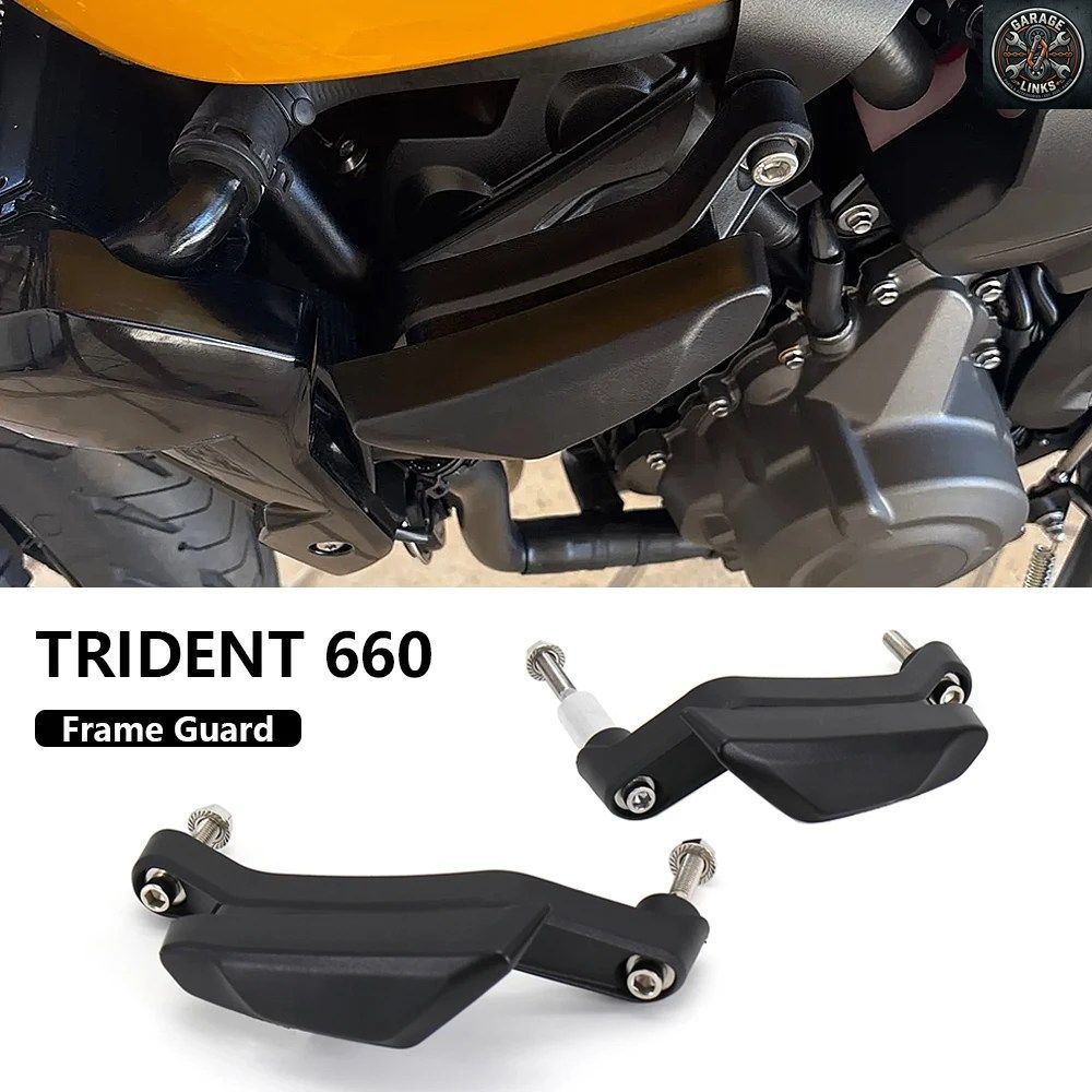 TRIDENT660 オートバイ転倒保護フレームスライダーフェアリングガードクラッシュパッドプロテクター 2021 2022