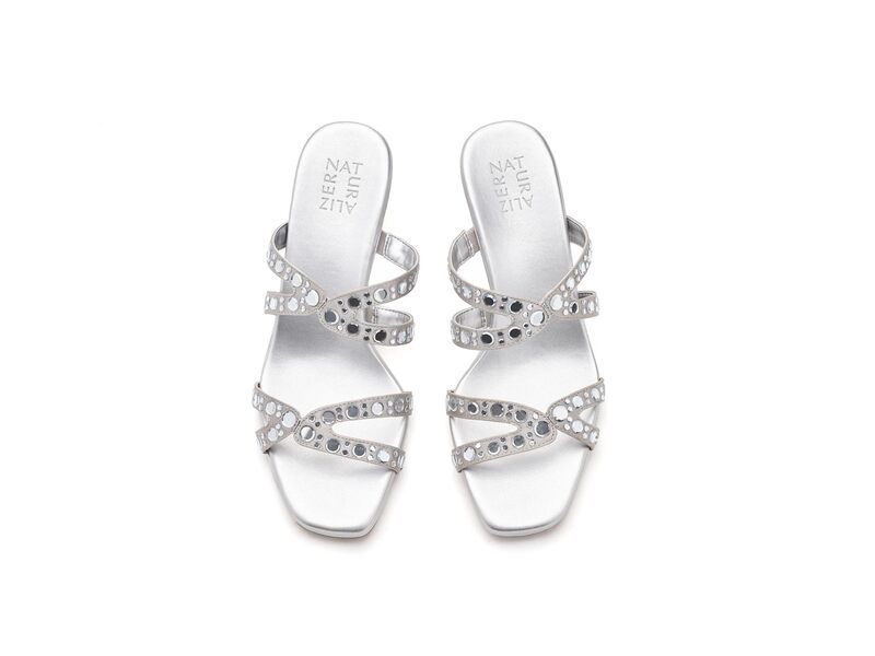 ナチュライザー レディース シューズ サンダル Naturalizer Kimi Silver Satin シルバー